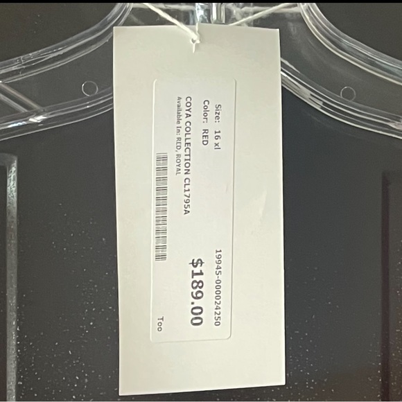 RUBY RED SIZE X-LARGE FORMAL DRESS - Picture 5 of 6